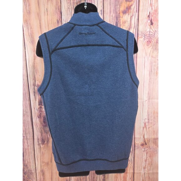 Tommy Bahama Mens Reversible Full Zip Vest Large - Picture 4 of 8